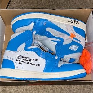 jordan 1 off white unc